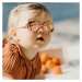 KiETLA Ours'on 0-12 months slnečné okuliare pre deti Peach