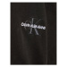 Calvin Klein Jeans Mikina Monogram Embroidery IG0IG01214 Čierna Regular Fit