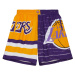 Mitchell & Ness NBA LA Lakers Jumbotron 3.0 Shorts - Pánske - Kraťasy Mitchell & Ness - Žlté - P