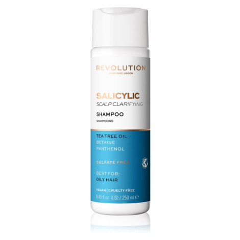 Revolution Haircare Skinification Salicylic čistiaci šampón pre mastné vlasy a vlasovú pokožku