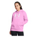 Dámska zateplená mikina s kapucňou UNDER ARMOUR UA Rival Fleece Big Logo Hdy-PNK