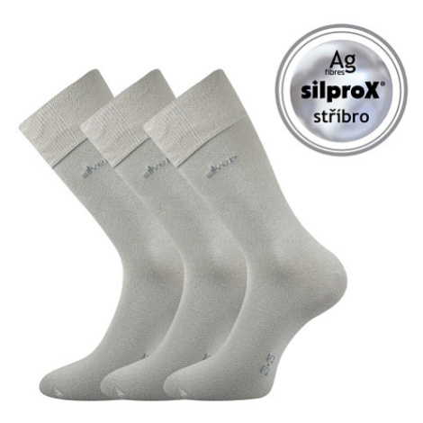 Ponožky LONKA Desilve light grey 3 páry 100554
