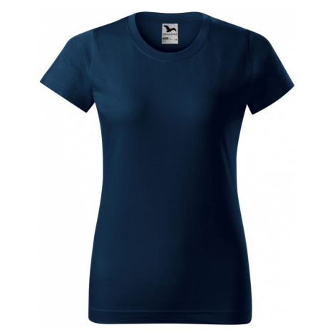 MALFINI Dámske tričko Basic - Námornícka modrá
