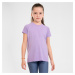Dievčenské bežecké bezšvové tričko Care svetlofialové