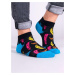 Yoclub Členkové vtipné bavlnené ponožky Vzory Farby SKS-0086U-A900 Čierna
