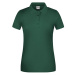 James&amp;Nicholson Dámska polokošeľa JN873 Dark Green