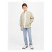 Jack&Jones Junior Bundy bomber Lucca 12253440 Béžová Regular Fit