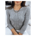 Women's sweater MIRA light grey Dstreet