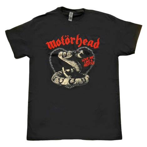 Motörhead tričko Love Me Like A Reptile Čierna