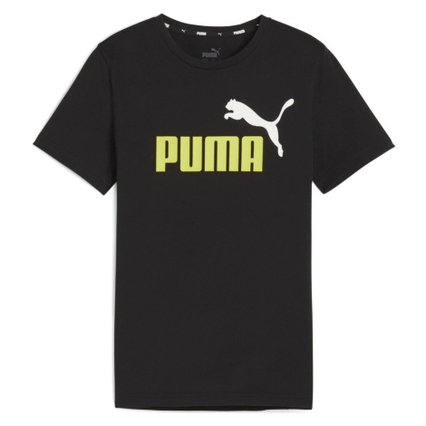 Puma  ESS+ 2 COL LOGO TEE B  Tričká s krátkym rukávom Čierna
