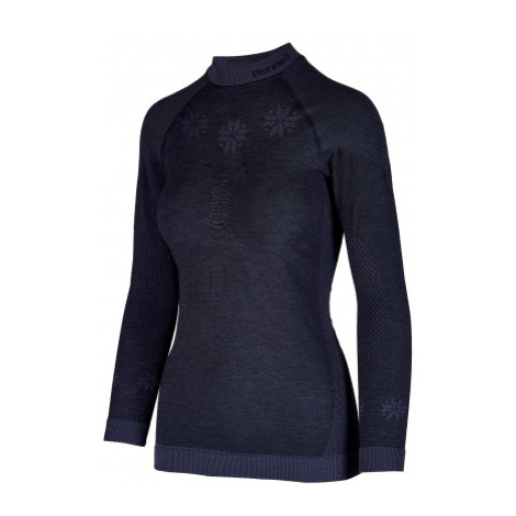 Dámske termo tričko s dlhým rukávom BLIZZARD SHORT CUT-Viva long sleeve, merino wool, anthracite