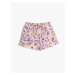 Koton Elastic Waist, Patterned Shorts Short with Pockets Cotton.