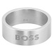 Hugo Boss Módny pánsky oceľový prsteň 1580457 64 mm