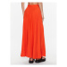 Birgitte Herskind Plisovaná sukňa Naomi 4727939 Oranžová Regular Fit