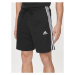 Adidas Športové kraťasy Essentials 3-Stripes Shorts IC9378 Čierna Regular Fit