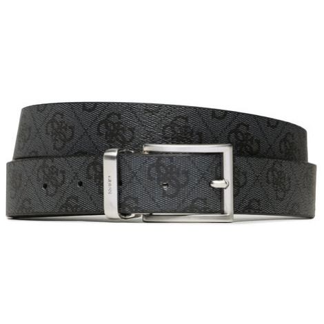 Guess Pánsky opasok Vezzola Belts BM7541 LEA35 Čierna