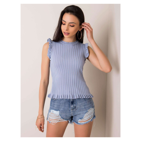 Blouse-178-BZ-2907.88-light blue Rue Paris