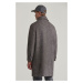 KABÁT GANT WOOL CAR COAT DEEP BROWN