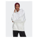 Adidas Mikina ALL SZN Fleece HT3828 Biela Loose Fit