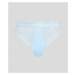 Spodná Bielizeň Karl Lagerfeld Tailored Lace Bikini Brief Modrá