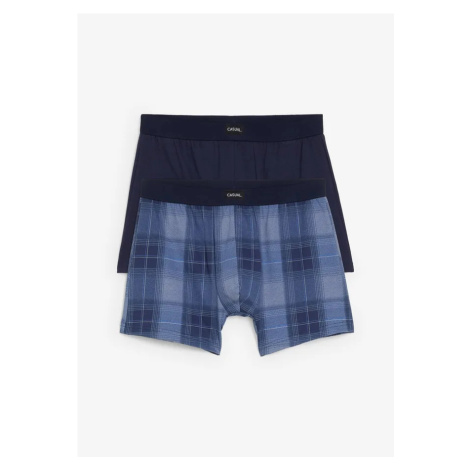 Midi boxerky, priliehavé, s bavlnou (2 ks v balení) bonprix