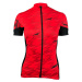 HAVEN Cyklistický dres s krátkym rukávom - SKINFIT NEO WOMEN - červená/čierna