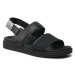 Calvin Klein Sandále Back Strap Sandal Mono Jq HM0HM00970 Čierna