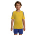 SOĽS Maracana 2 Kids Ssl Detské funkčné tričko SL01639 Lemon / Royal blue