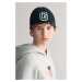 ČAPICA GANT G BADGE RIB KNIT BEANIE EVENING BLUE