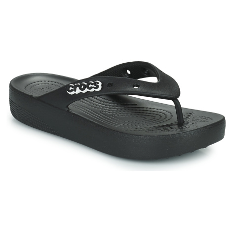 Crocs  Classic Platform Flip W  Žabky Čierna