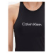 Calvin Klein Performance Top 00GWS3K135 Čierna Slim Fit