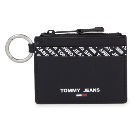 Tommy Jeans Peňaženka - TJM ESSENTIAL LTHR CC &amp; COIN čierna