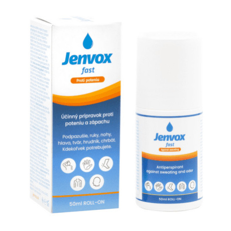 JENVOX Fast proti poteniu roll-on antiperspirant 50 ml