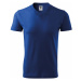 MALFINI Tričko V-neck - Kráľovská modrá