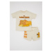 DEFACTO Baby Boy Disney Lion King Short Sleeve T-Shirt Shorts 2-Piece Set