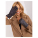 Dark Grey Elegant Women's Gloves