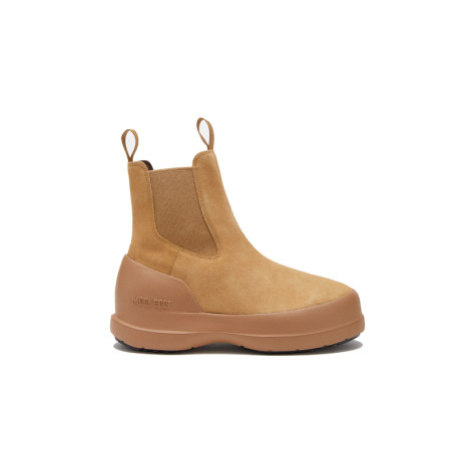 Vysoké zimné topánky MOON BOOT MB LUNA CHELSEA SUEDE -L003 SAND