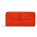 Calvin Klein Jeans Veľká dámska peňaženka Sculpted Mono Zip Around Mono K60K607634 Oranžová