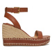 Lauren Ralph Lauren Espadrilky 802940573002 Hnedá