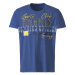 LIVERGY® Pánske bavlnené tričko (modrá)
