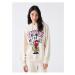 LC Waikiki Mickey Mouse Printed Long Sleeve Oversize Women's Hoodie