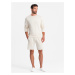 Ombre Men's sweatshirt set sweatshirt + shorts