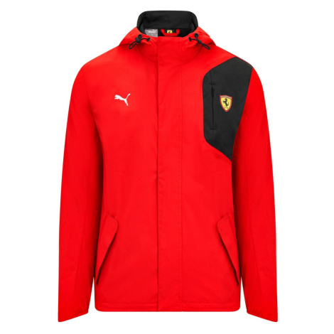 Ferrari pánska bunda s kapucňou Rain Red F1 Team 2023 Puma