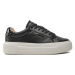 Calvin Klein Sneakersy Ff Cupsole Lace Up W/Ml Lth HW0HW02118 Čierna