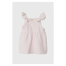 Šaty pre bábätká United Colors of Benetton ružová farba, mini, áčkový strih