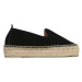 Manebi Espadrilky Double Sole Espadrilles K 1.0 D0 Čierna