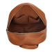 Beagles Hnedý elegantný kožený ruksak „Remaster“ 11L