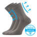Lonka Drmedik Unisex ponožky s voľným lemom - 3 páry BM000003618800101388 šedá