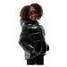 Dievčenská bunda 4F JUNIOR DOWN JACKET-JAW23TDJAF267-21S-BLACK