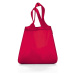 Skladacia taška Mini Maxi Shopper collection red